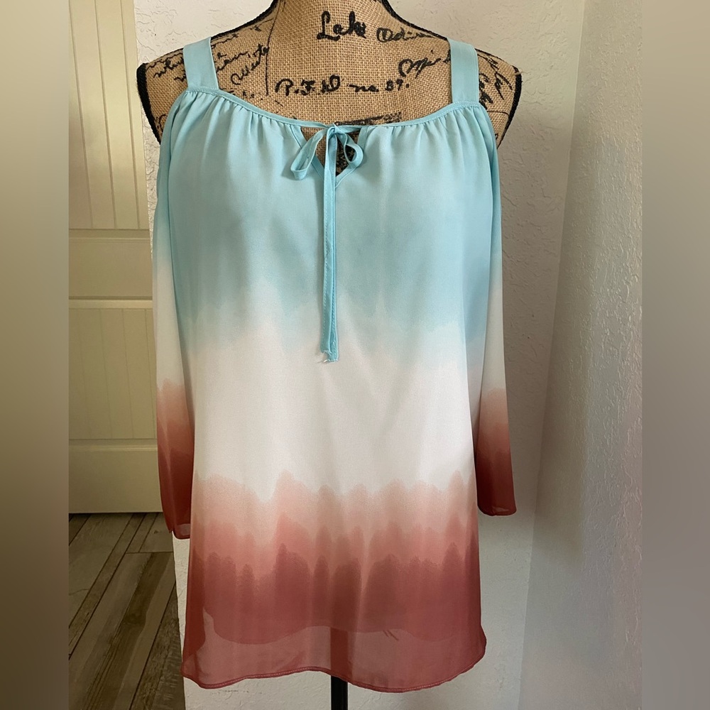 Cato Cold Shoulder Blouse